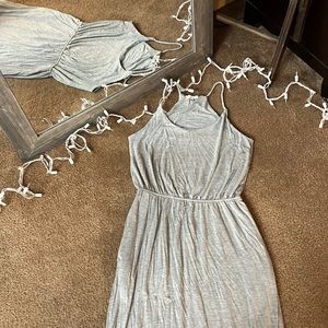 Gray Maxi Dress